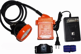CAJUCA 7200Mah Safety Mining Light, Coal Mining Lights Battery Pack with LED Light Waterproof Head Torch Mining Lamp Headlight