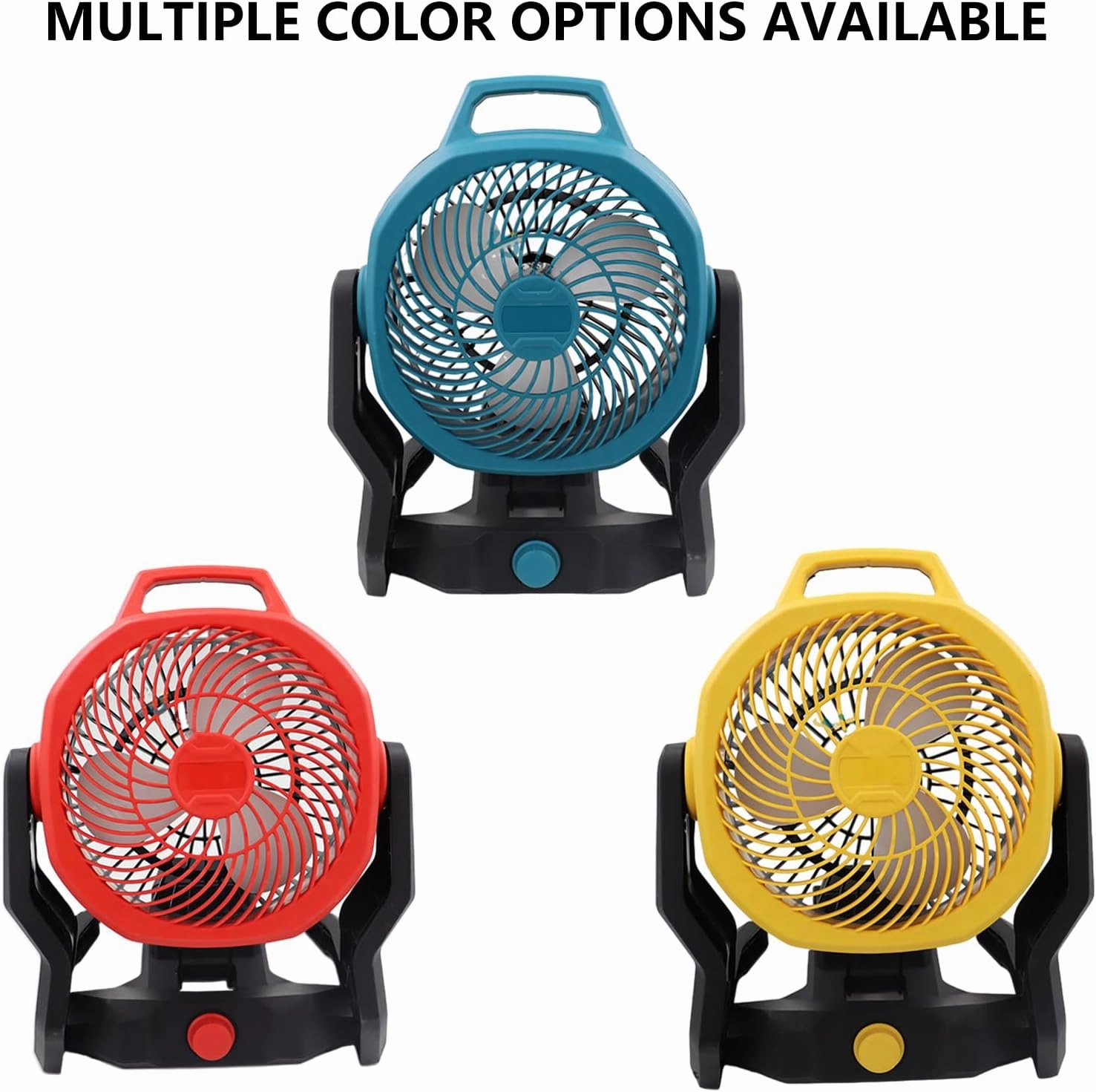 Camping Fan Rechargeable Battery Powereds Outdoor Tent Fan, Personals USB Desk Fan for Camping, Fishing, Power
