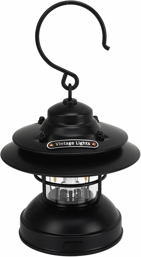 Camping Lantern Rechargeable, LED Adjustable Light with IPX4 Waterproof,USB Charging Led Camping Lantern for Fishing, Home and More(Bronze Black)