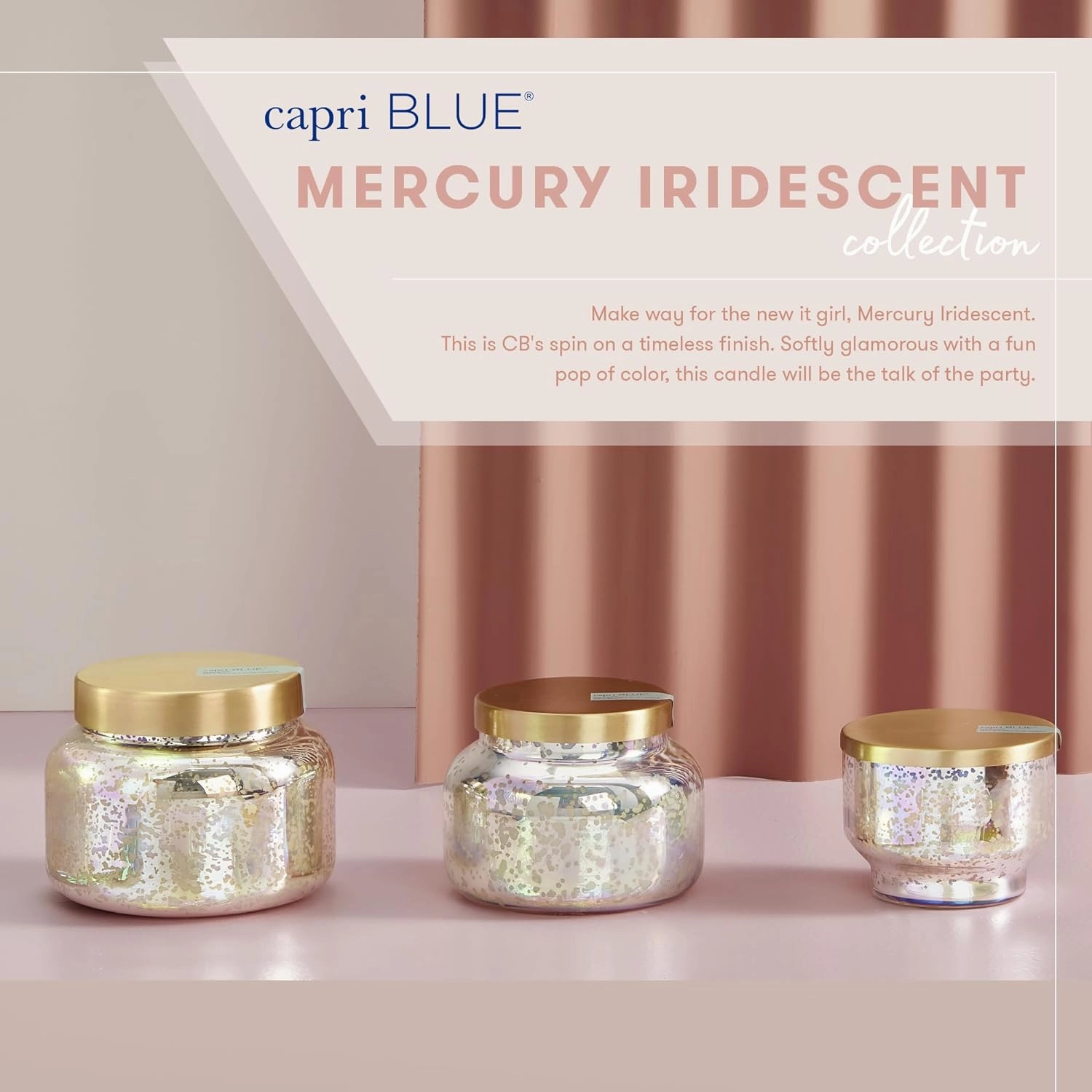 Capri Blue Aloha Orchid Reed Diffuser Set - Includes Scented Diffuser Oil, Diffuser Sticks, and Mercury Iridescent Glass Bottle - Scent Diffusers for Home (5.7 fl oz)
