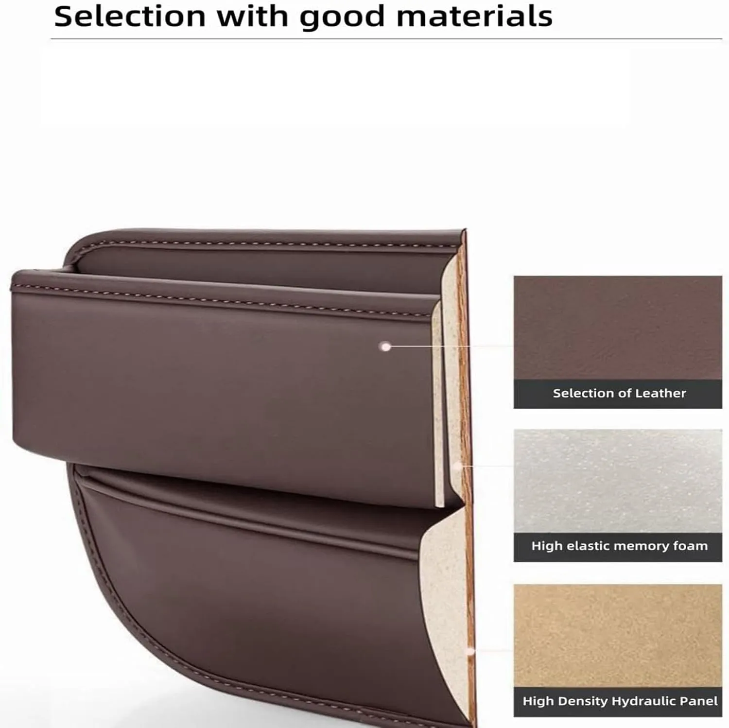 Car Leather Cup Holder Bag for D&odge Challenger 2011-2014 Car Crevice Storage Box Car Clearance Bag with Cup Holder Car Accessories