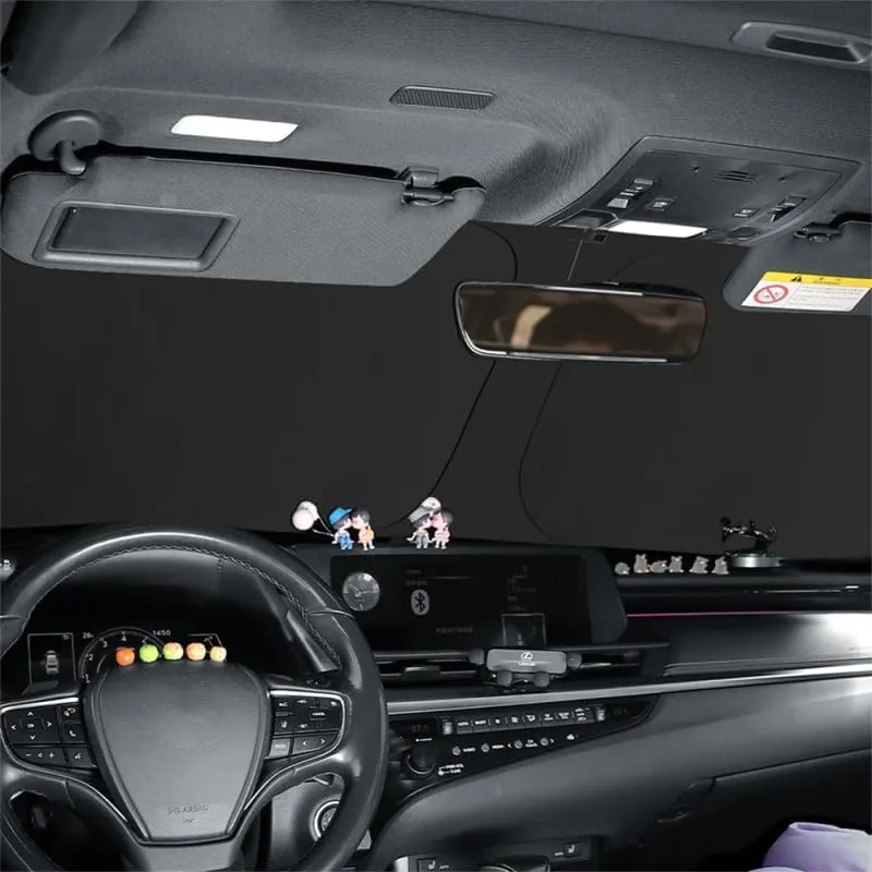 Car Windshield Sunshade for Mitsubishi ASX 2012-2016, Block UV Rays Sun Visor Protector, Front Window Sunshades, Windscreen Sunshade,A 140CM