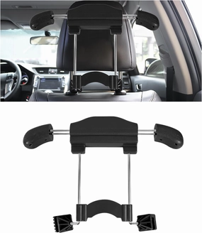 Car Coat Hanger, Retractable Car Seat Coat Rack Hangers, Multifunctional Auto Seat Headrest Hanger for Clothes Coats Suit Jacket Shirts, Universal Clothes Holder Car Accessories (Black)