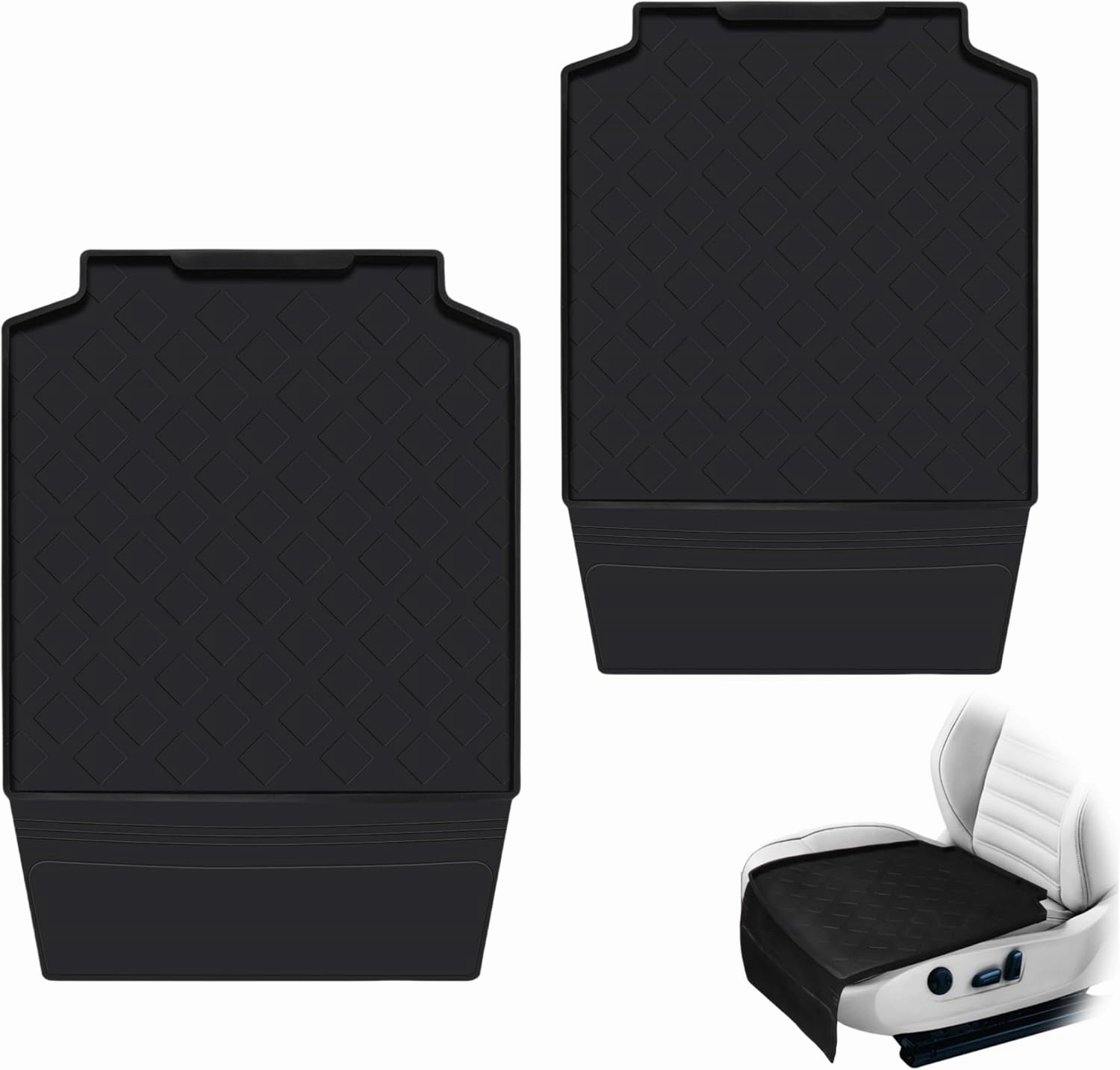 Car Seat Protector for Kids, Featuring Latch-Compatible Design with Waterproof Anti-Spill and Compression Damage Protection (2)