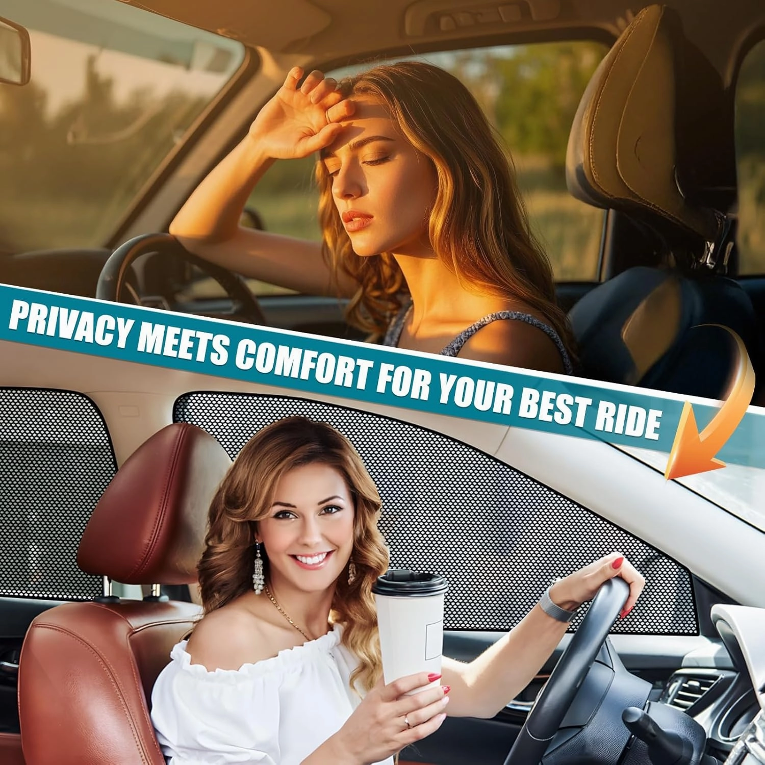 Car Window Shades for Maxus G10 MAX 2025 ,Privacy Sun Shade Set for Front Windshield Side and Rear Windows,Keep Your Car Cooler,Triangle 2PCS