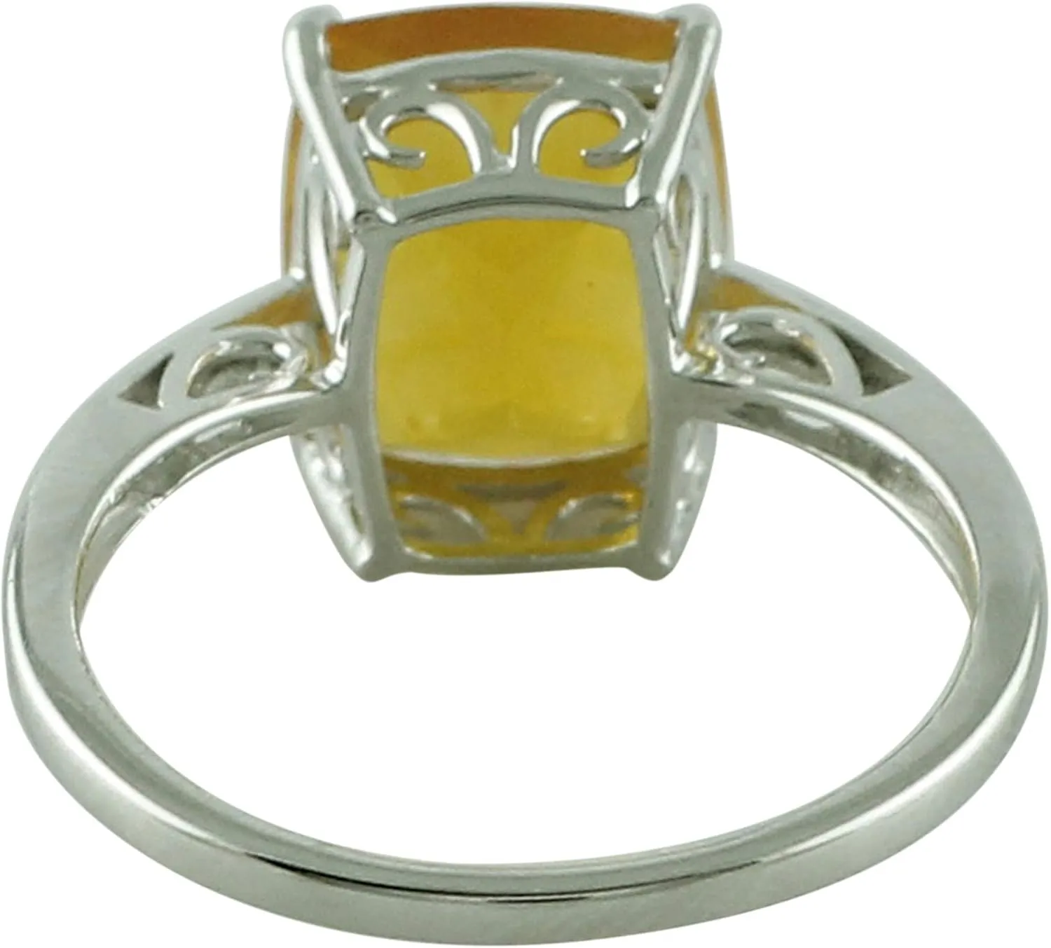 Carillon Brazilian Fire Opal Cushion Shape 2.46 Carat Natural Earth Mined Gemstone 925 Sterling Silver Ring Unique Jewelry for Women & Men