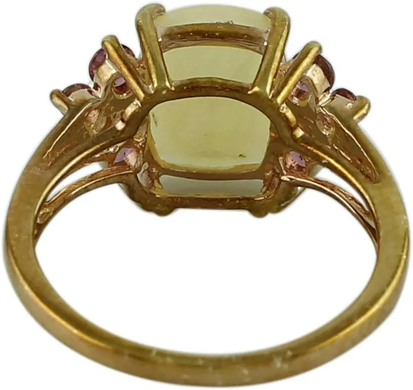 Carillon Ethiopian Opal Cushion Shape 1.15 Carat Natural Earth Mined Gemstone 925 Sterling Silver Ring Unique Jewelry (Rose Gold Plated) for Women & Men