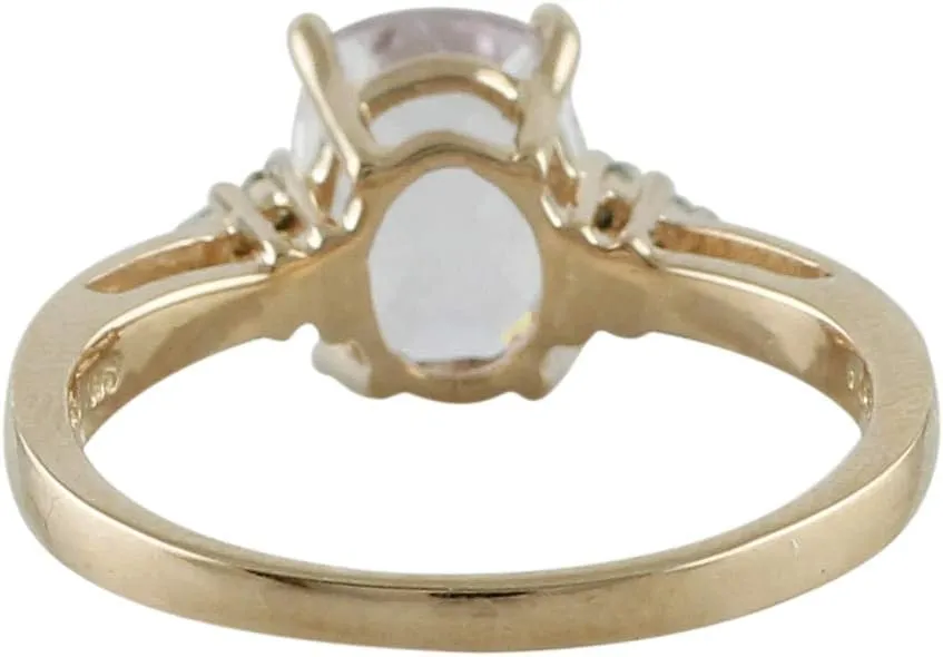 Carillon Kunzite Cushion Shape 7X9MM Natural Non-Treated Gemstone 925 Sterling Silver Ring Gift Jewelry (Rose Gold Plated) for Women & Men