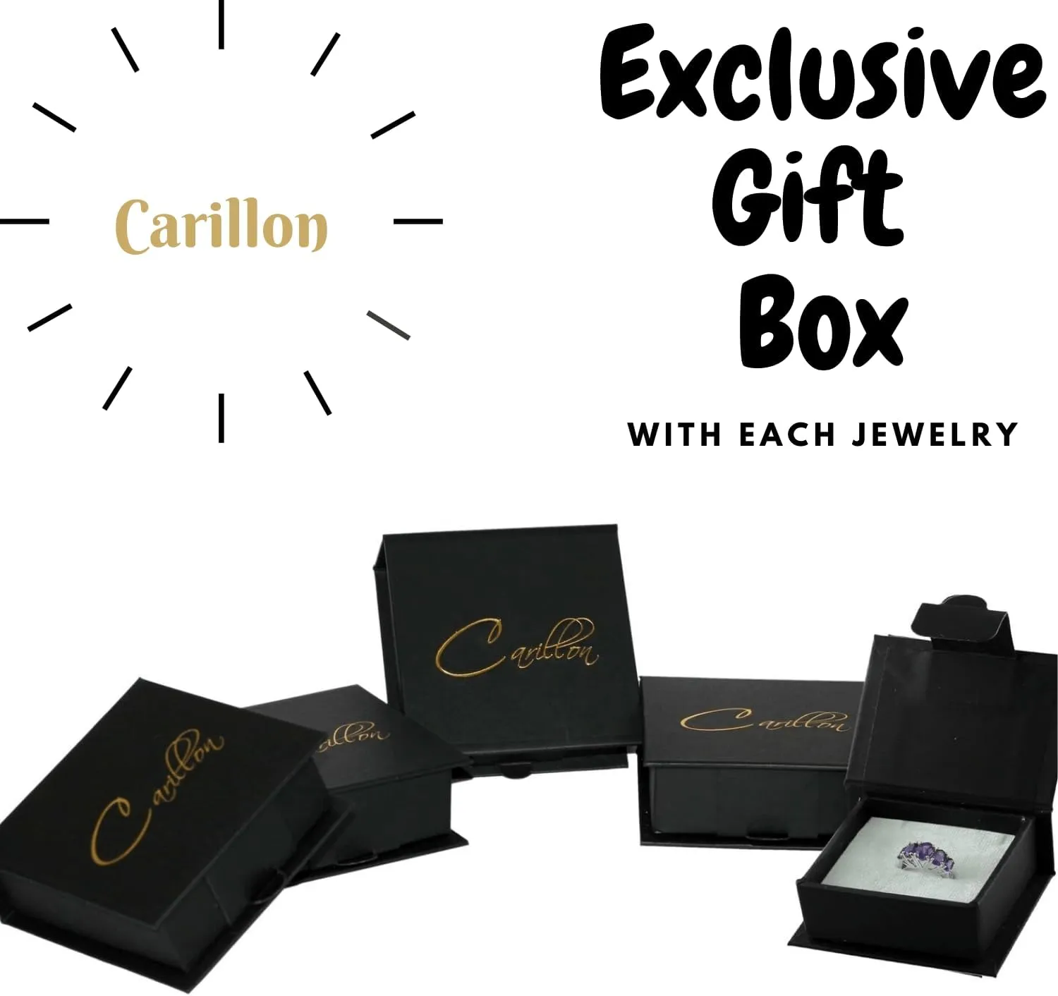 Carillon Serpentine Cushion Shape Natural Non-Treated Gemstone 14K White Gold Ring Birthday Jewelry for Women & Men