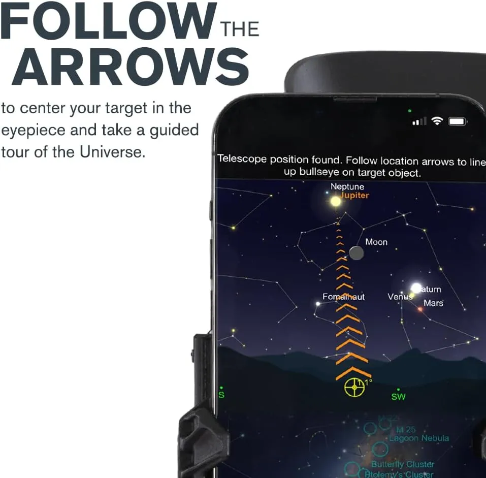 Celestron – StarSense Explorer 130mm Tabletop Dobsonian Smartphone App-Enabled Telescope – Works with StarSense App to Help You Find Nebulae, Planets & More – iPhone/Android Compatible
