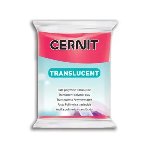 Cernit 56g Translucent Ruby Red 474