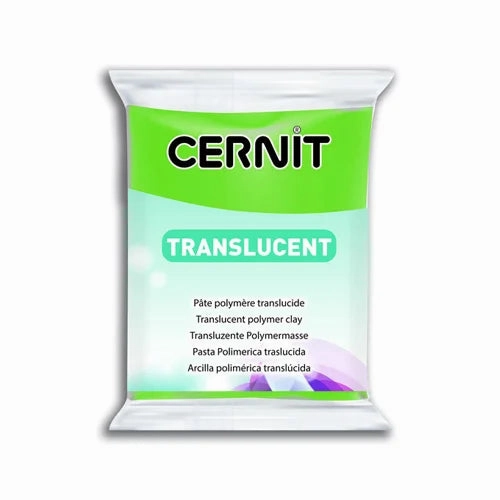Cernit 56g Translucent Lime Green 605