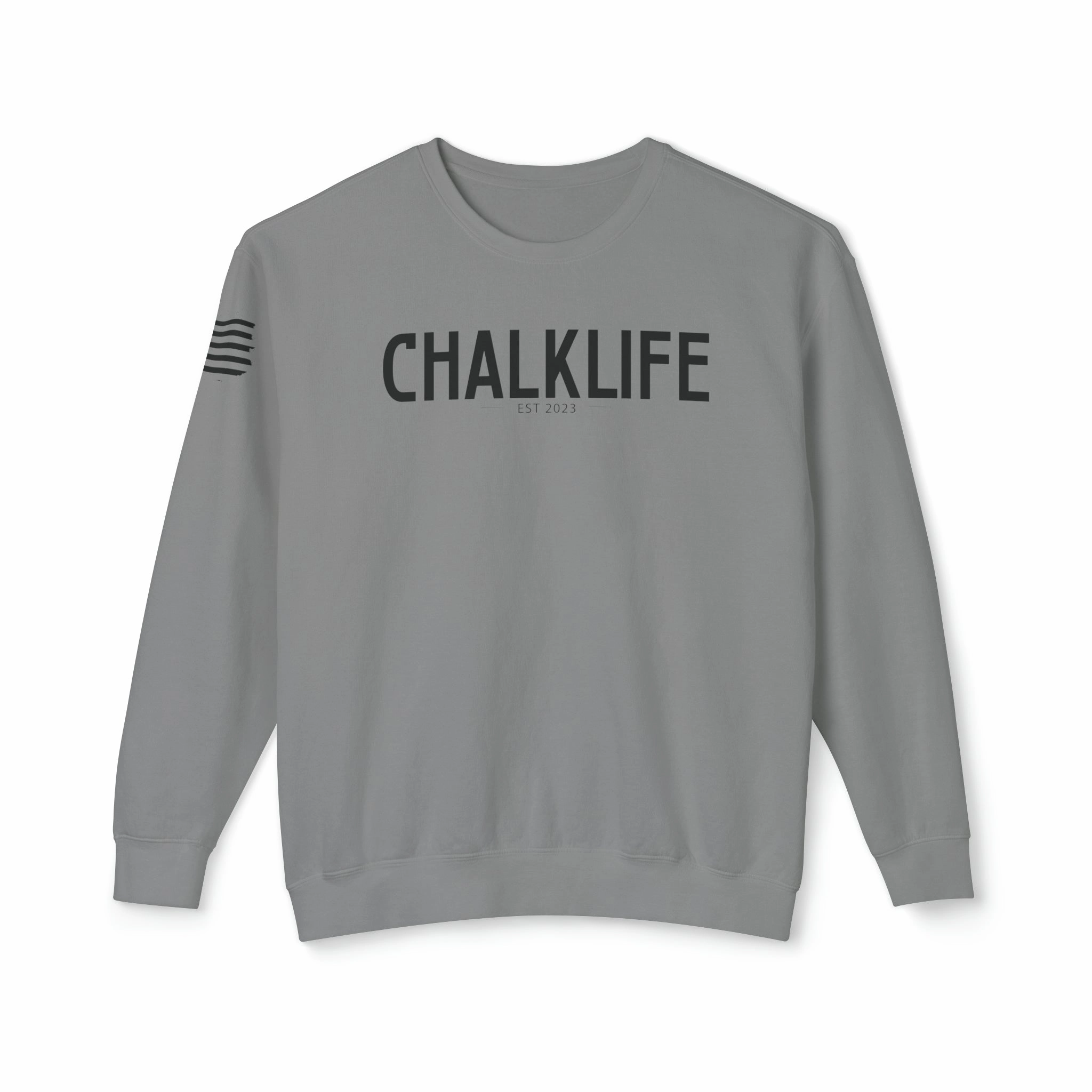 Chalklife - Climbing Stamp Unisex Lightweight Crewneck Sweatshirt