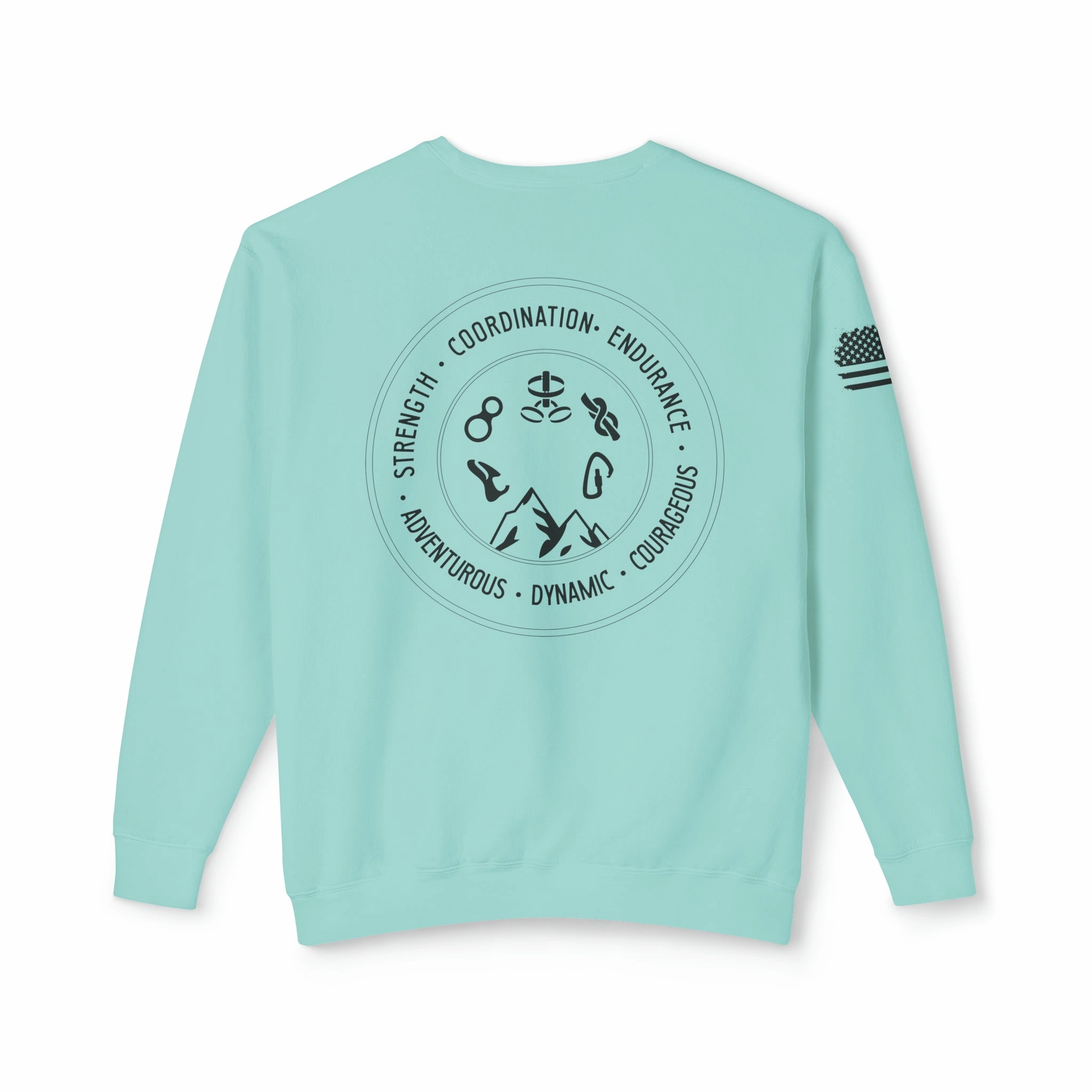 Chalklife - Climbing Stamp Unisex Lightweight Crewneck Sweatshirt