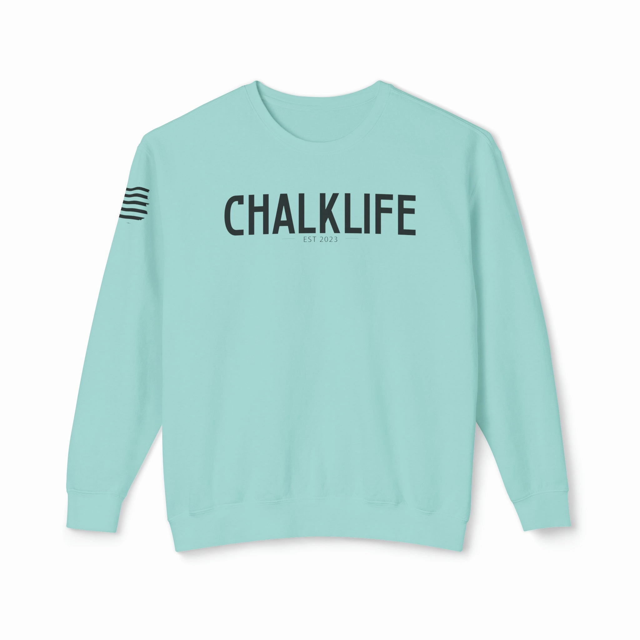 Chalklife - Climbing Stamp Unisex Lightweight Crewneck Sweatshirt