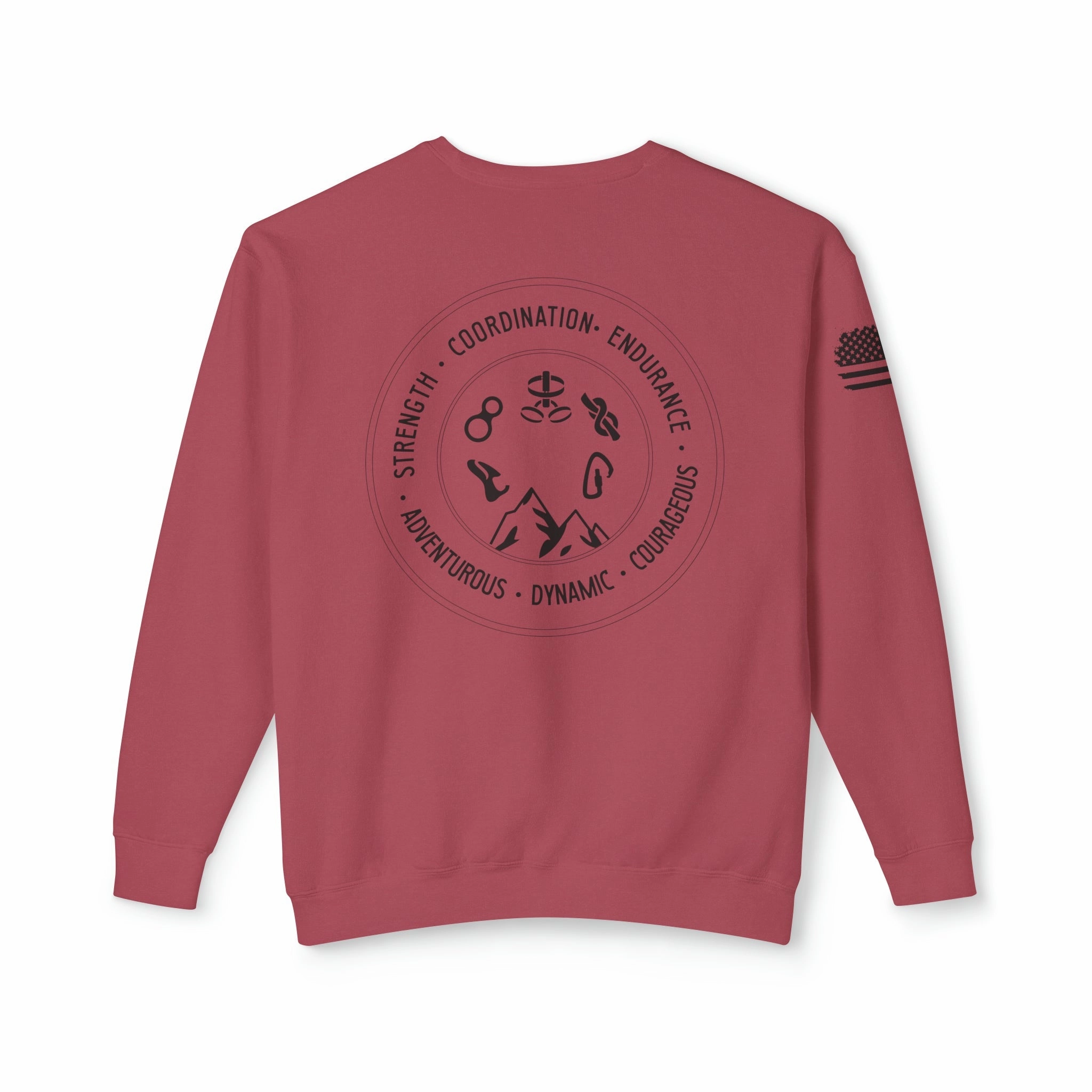 Chalklife - Climbing Stamp Unisex Lightweight Crewneck Sweatshirt