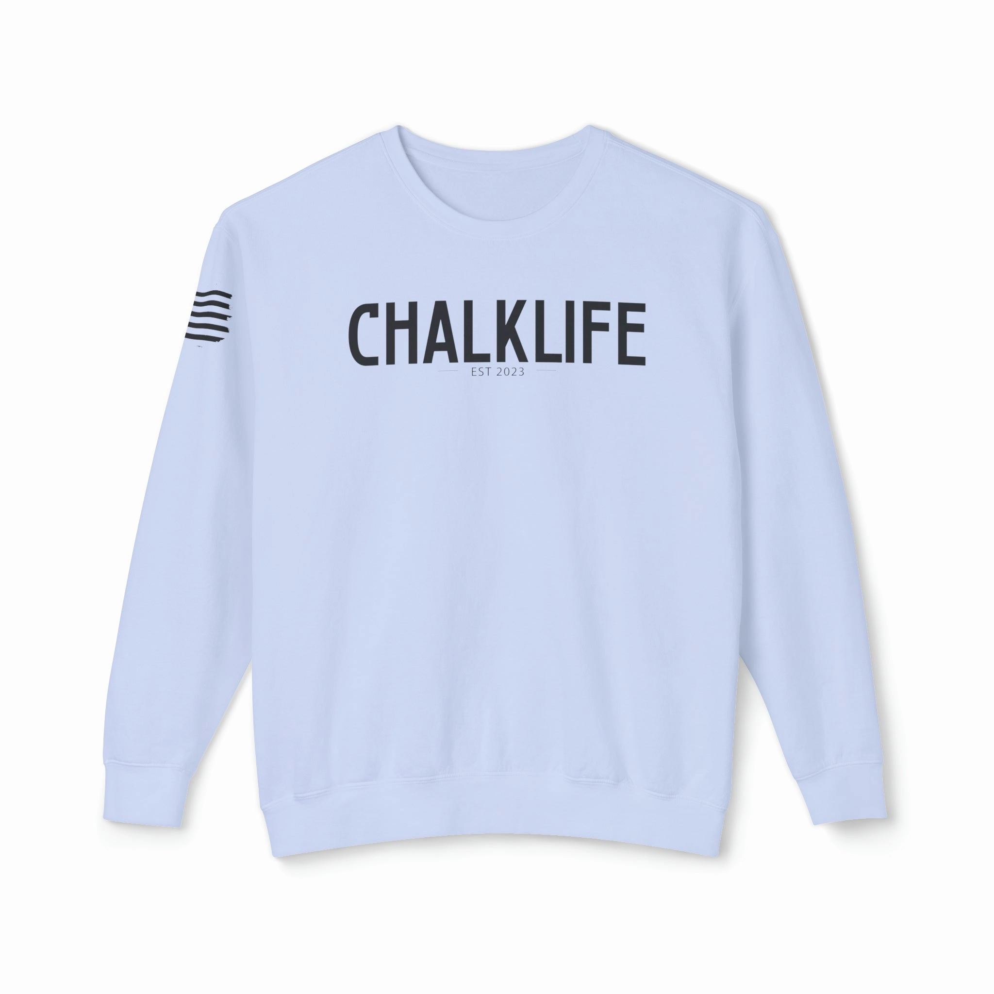 Chalklife - Climbing Stamp Unisex Lightweight Crewneck Sweatshirt