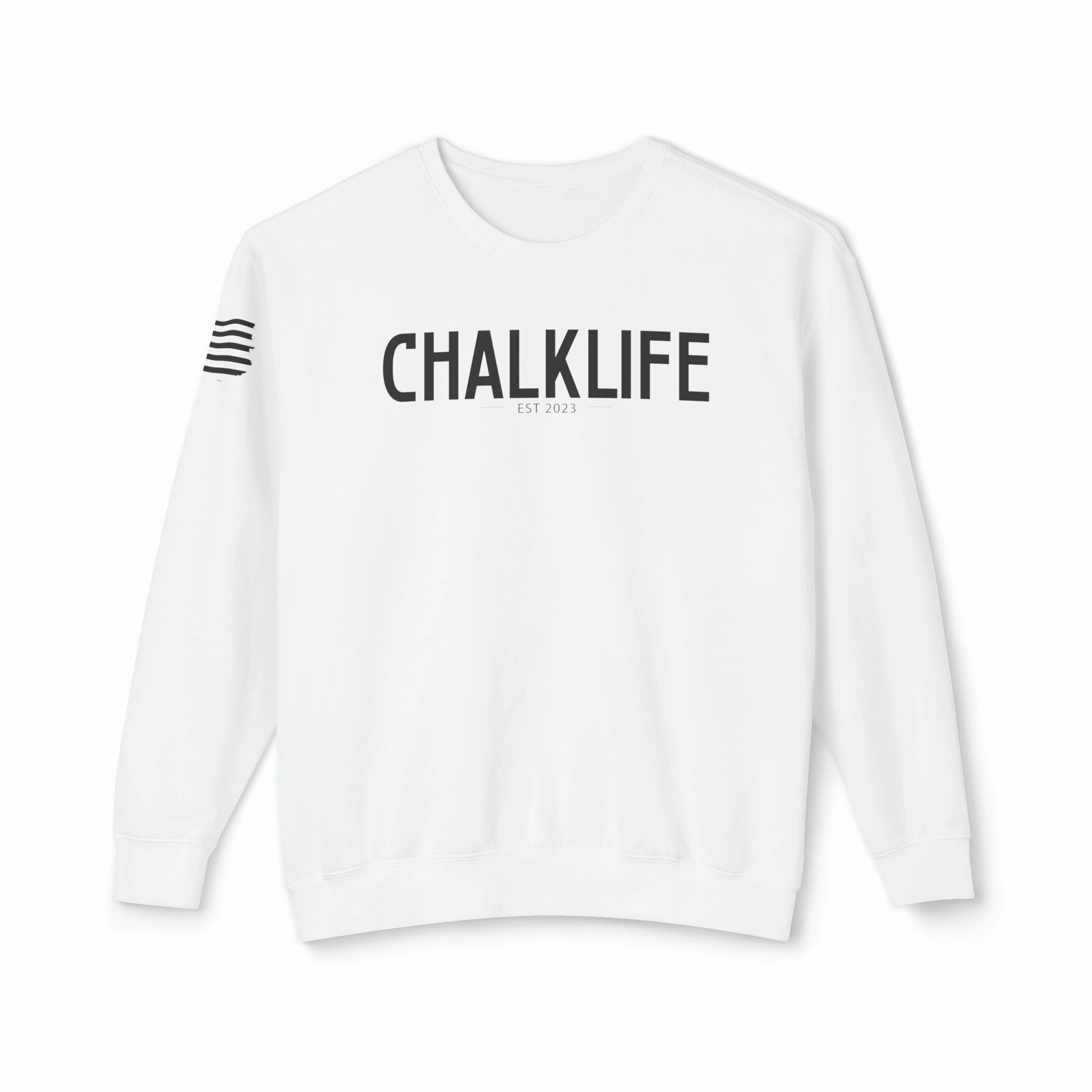 Chalklife - Climbing Stamp Unisex Lightweight Crewneck Sweatshirt