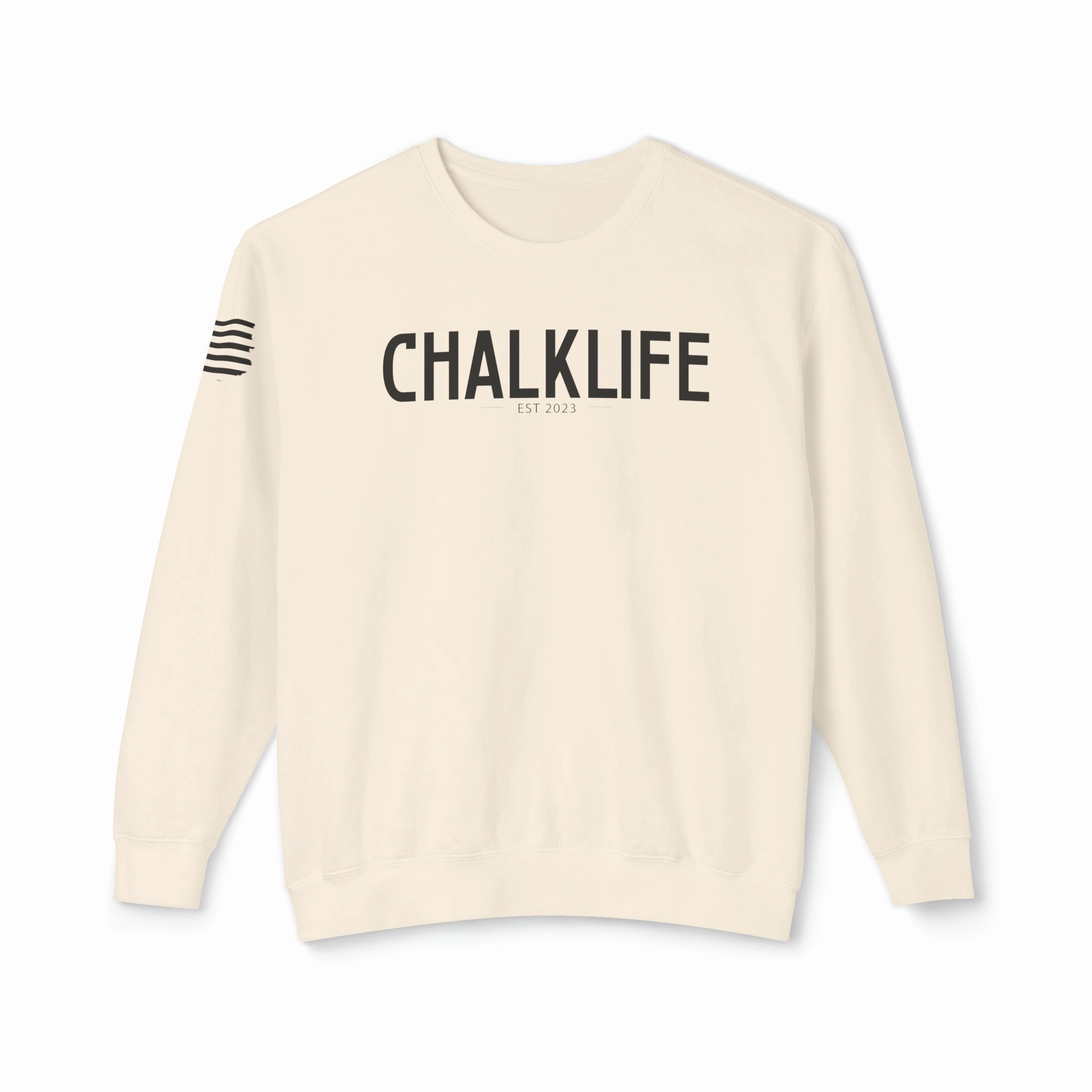 Chalklife - Climbing Stamp Unisex Lightweight Crewneck Sweatshirt