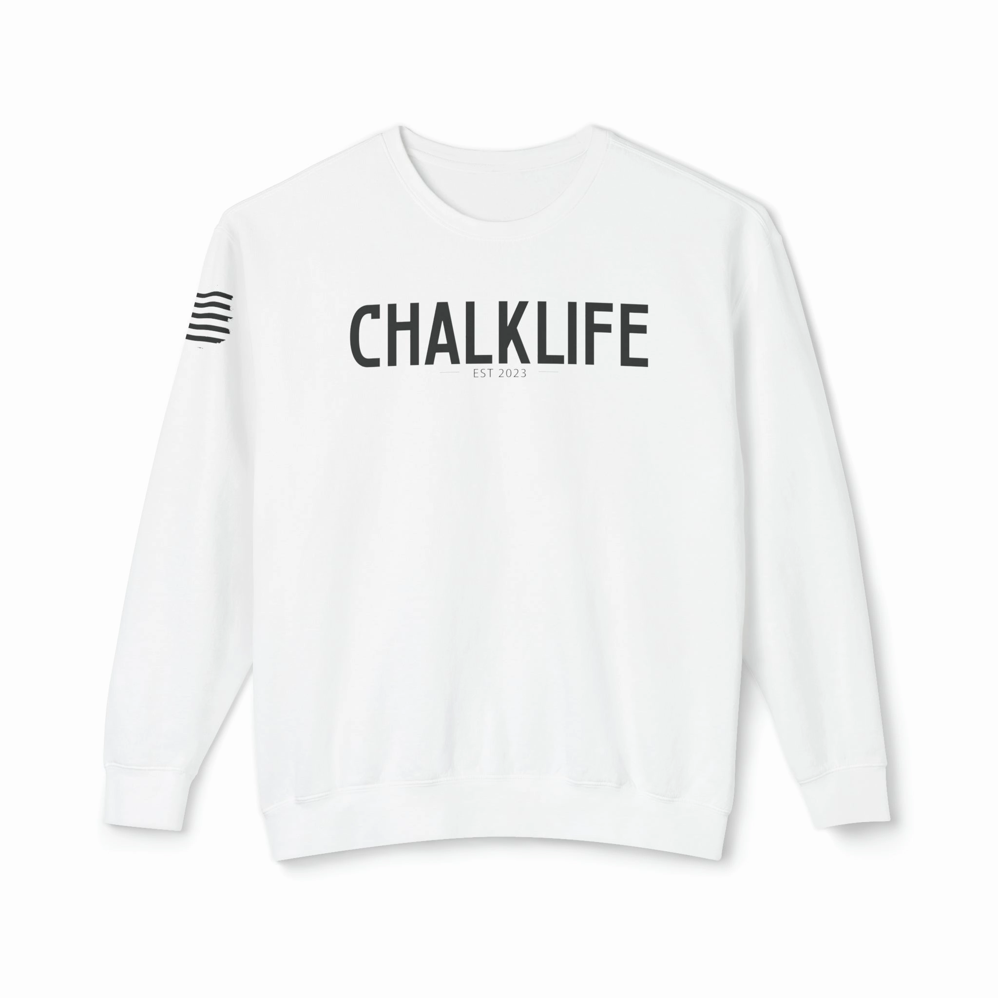 Chalklife - Climbing Stamp Unisex Lightweight Crewneck Sweatshirt