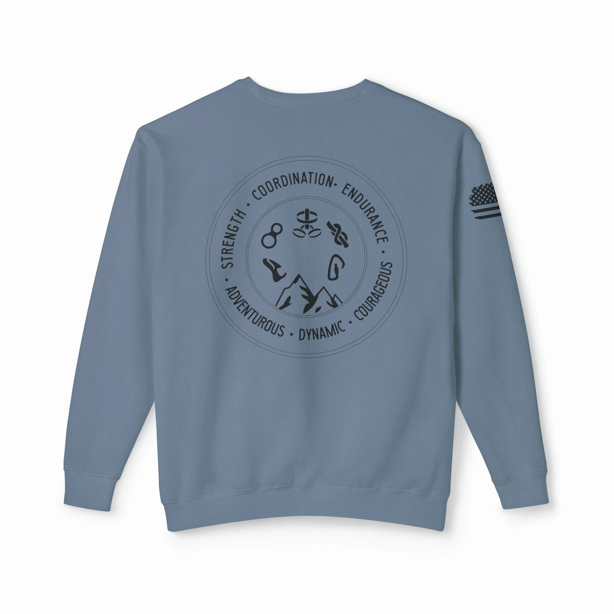 Chalklife - Climbing Stamp Unisex Lightweight Crewneck Sweatshirt
