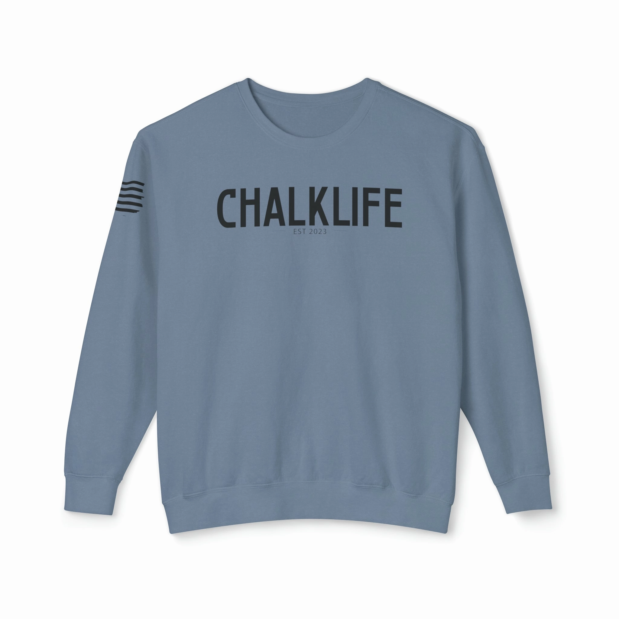 Chalklife - Climbing Stamp Unisex Lightweight Crewneck Sweatshirt