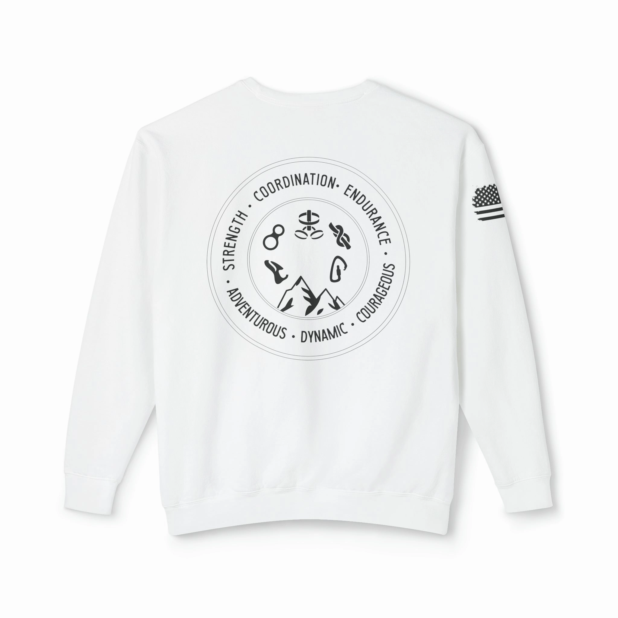 Chalklife - Climbing Stamp Unisex Lightweight Crewneck Sweatshirt