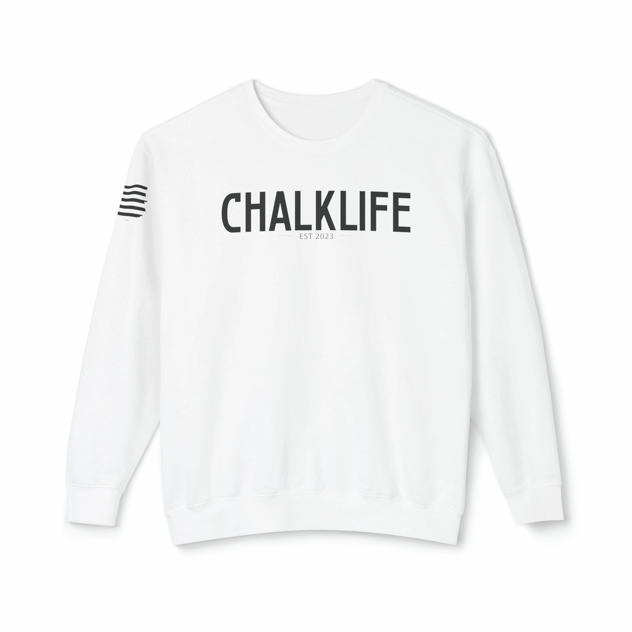 Chalklife - Climbing Stamp Unisex Lightweight Crewneck Sweatshirt