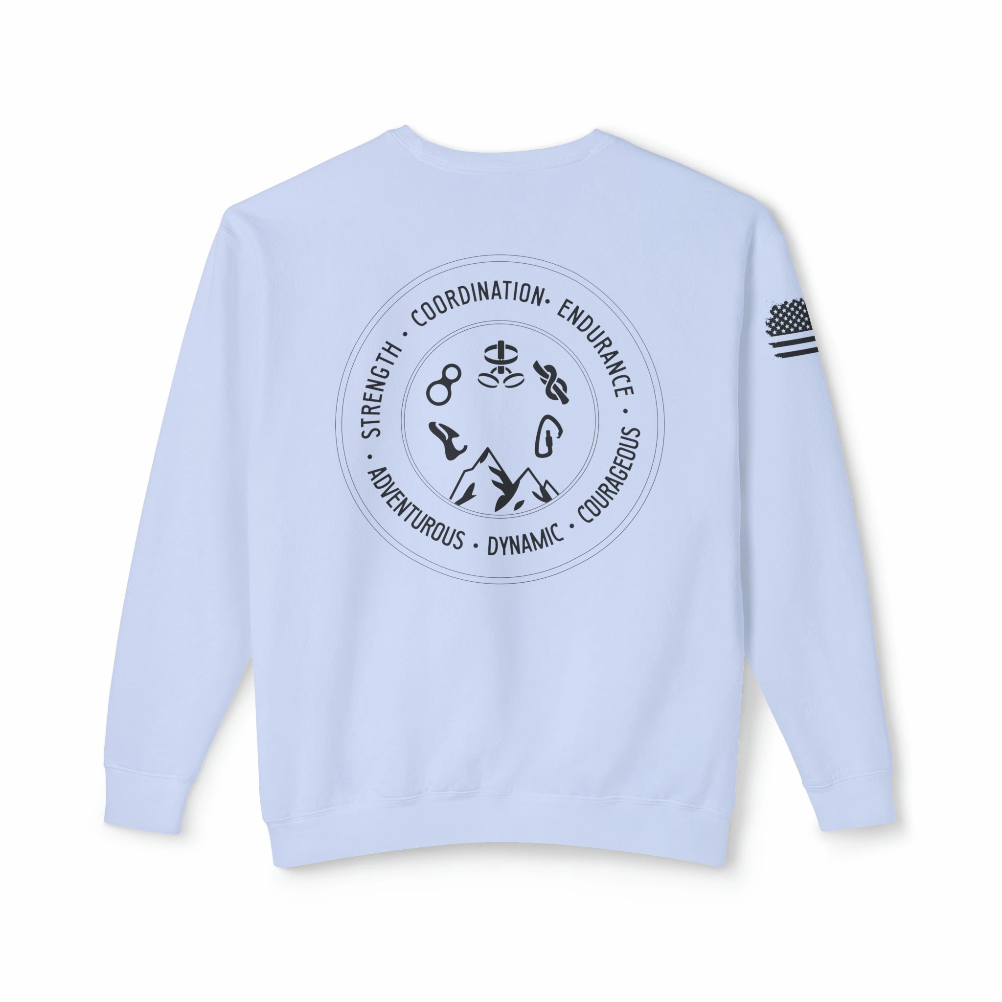 Chalklife - Climbing Stamp Unisex Lightweight Crewneck Sweatshirt