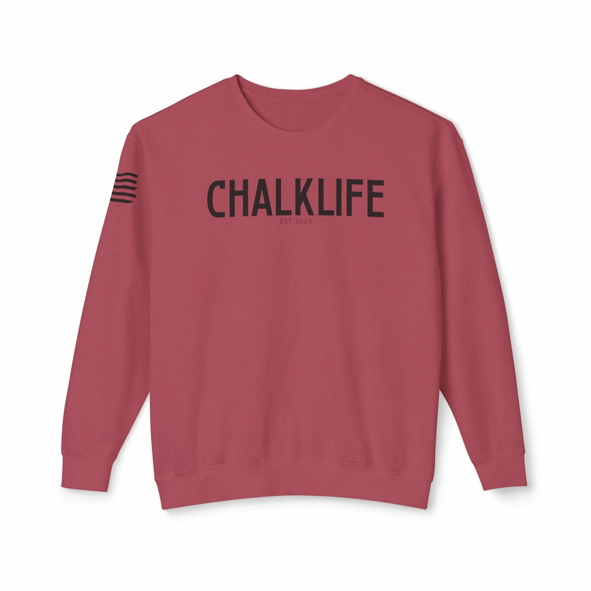 Chalklife - Climbing Stamp Unisex Lightweight Crewneck Sweatshirt