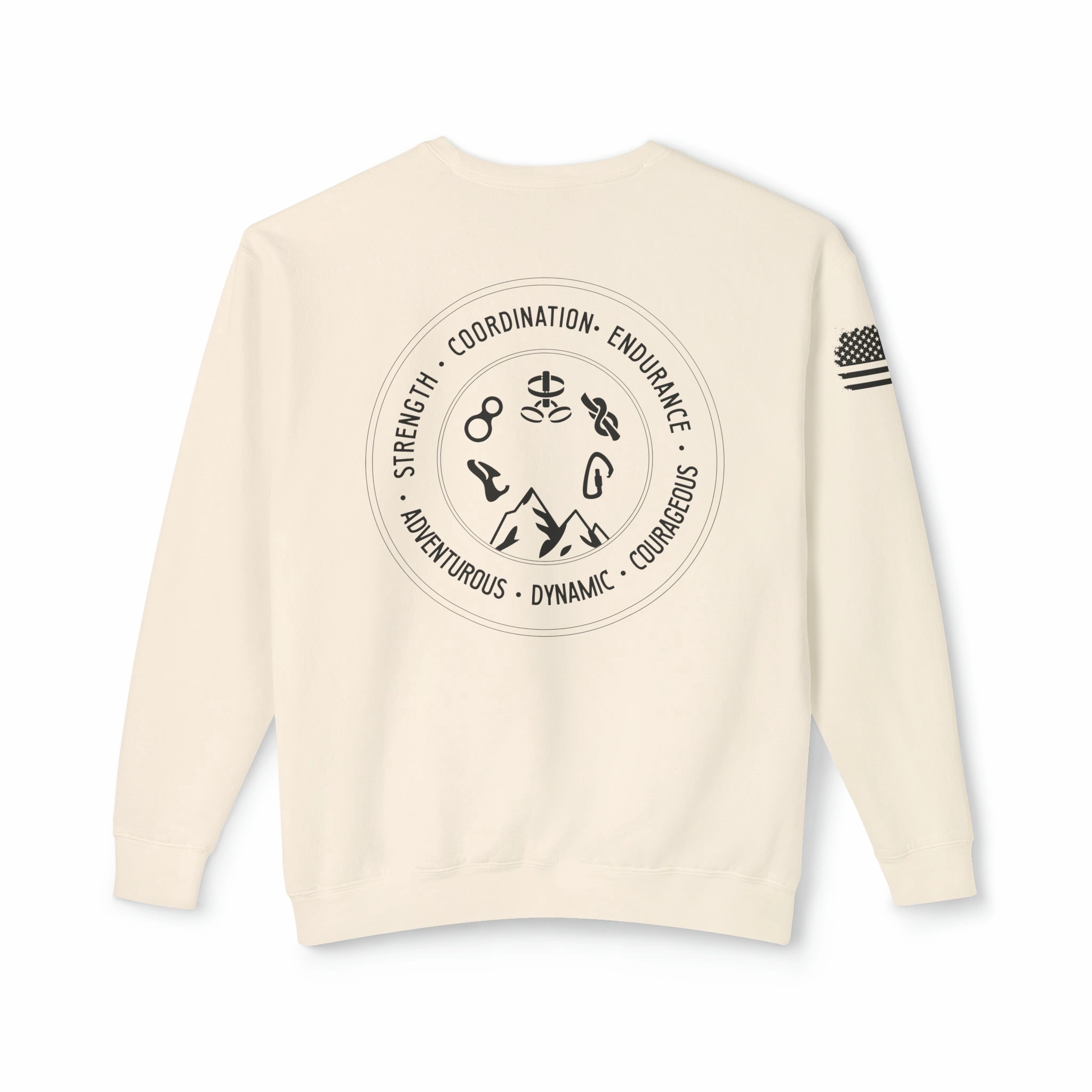 Chalklife - Climbing Stamp Unisex Lightweight Crewneck Sweatshirt