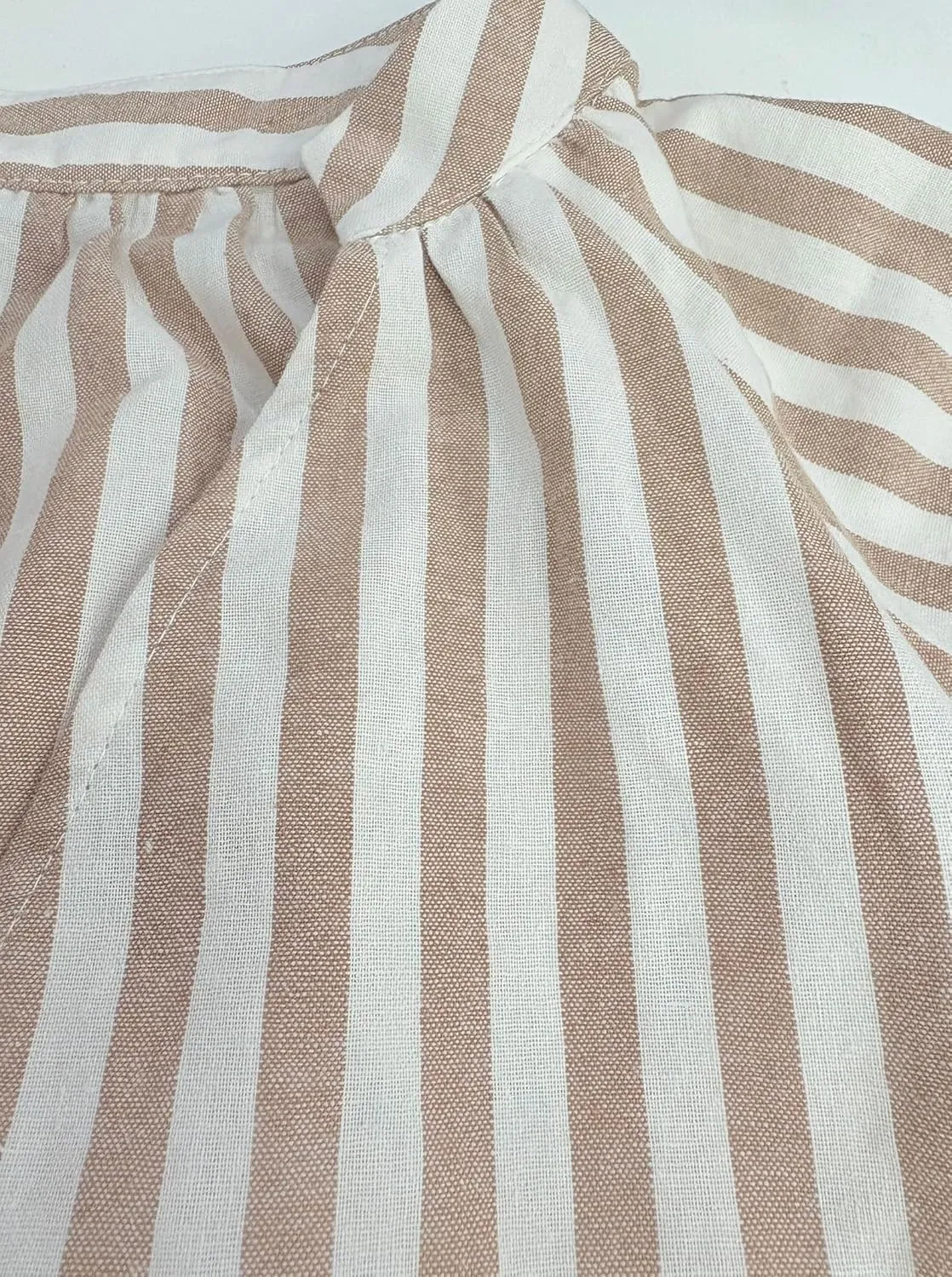 CHARTOU Women Summer Striped Beach Vacation Mini Dress 3/4 Sleeve Boho Chic Outfits Tunic Shift Dress