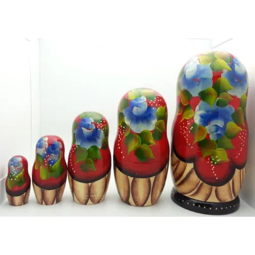Chicken Ryaba and Golden Egg Fairy Tale Nesting Doll Set