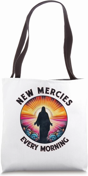 Christian sayings Jesus cross chest faith cross Tote Bag