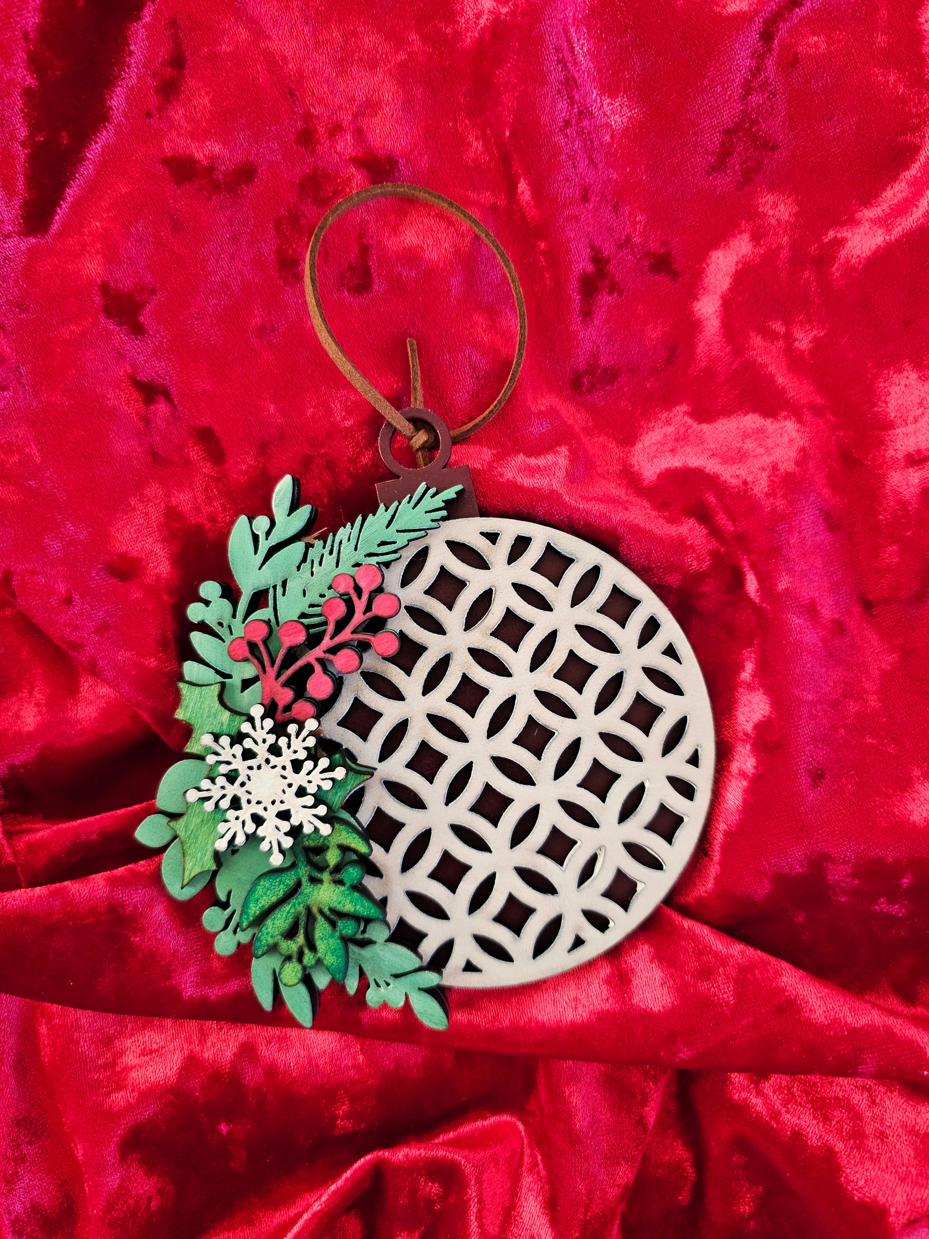 Christmas Ball Ornaments - Set of 4