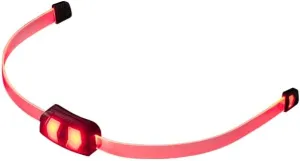 COAST LHS300 Rechargeable LED Lighted Helmet Strap with Two Modes (Solid/Flashing), Orange