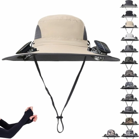 Collit Fishing Hat, Consulbefor Fan Hat, Bucket Wide Panel Brim Sombrero Hats Men in Outdoor