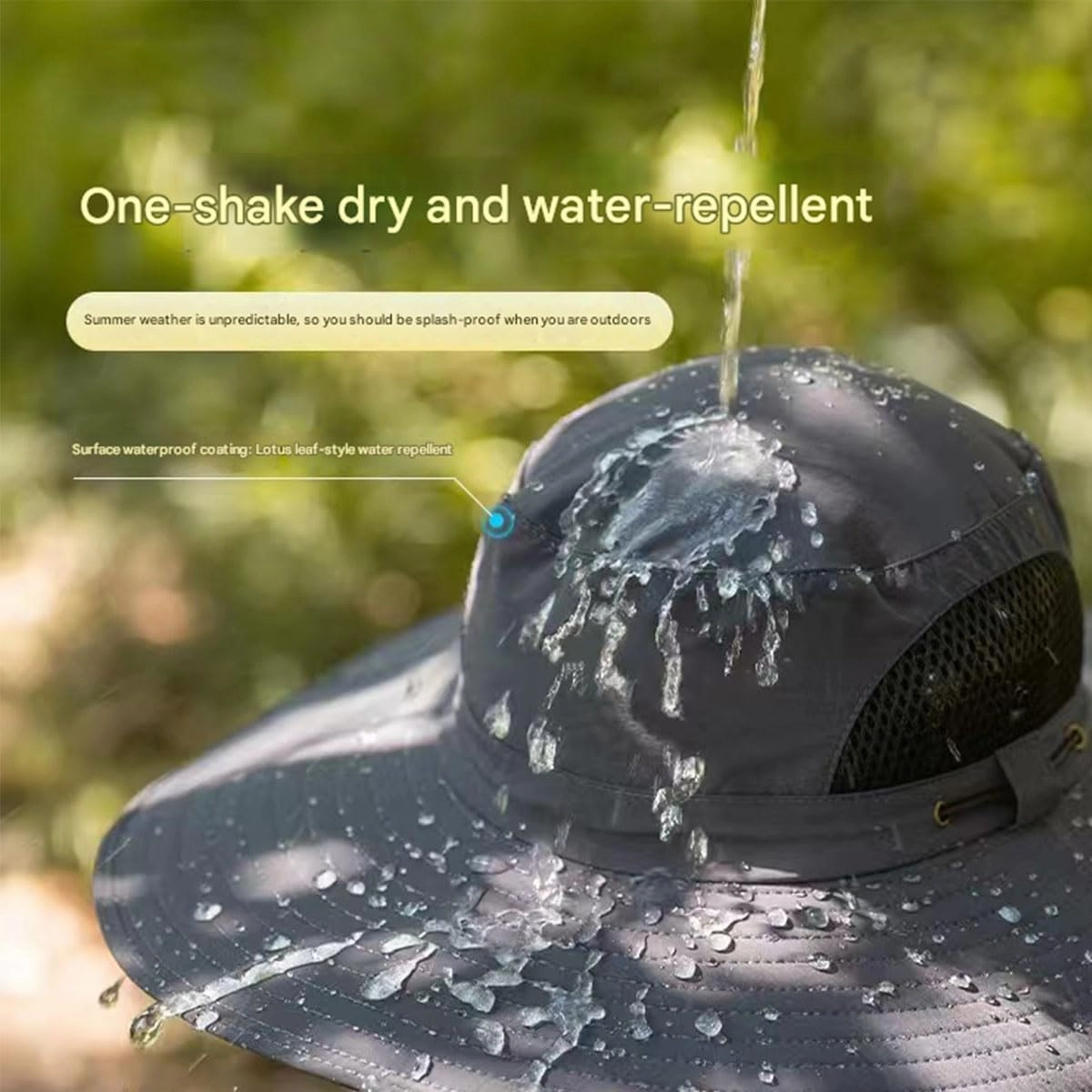 Collit Fishing Hat, Consulbefor Fan Hat, Bucket Wide Panel Brim Sombrero Hats Men in Outdoor