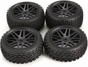 Compatible with Wltoys 144001 124019 104001 RC Car Upgrade Parts 1/10 1/12 1/14 Scale Off Road for Buggy 4Pcs 86mm Tires Wheel Tyre RC Wheel Tires