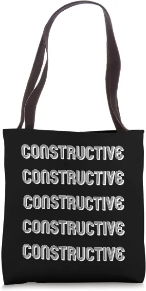 Constructive Tote Bag