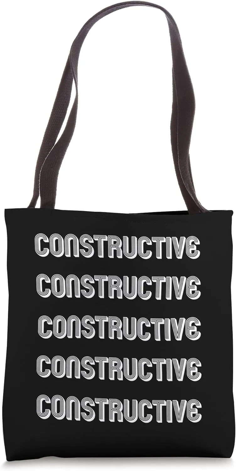 Constructive Tote Bag