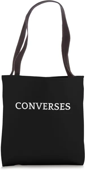 CONVERSES English Word Apparel Tote Bag