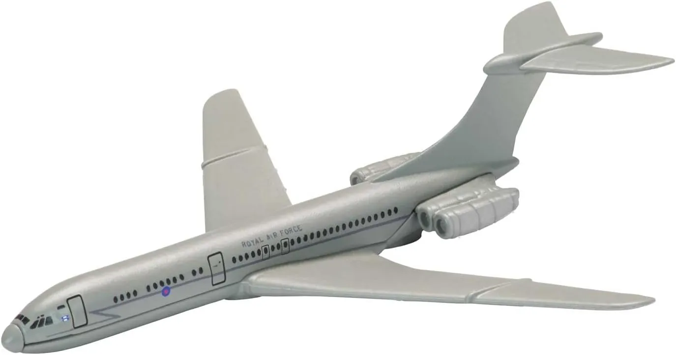 Corgi Showcase Vickers VC10 Military Aviation Die-Cast Metal Model Fit The Box Scale CS90626, Gray
