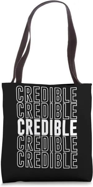 Credible Tote Bag