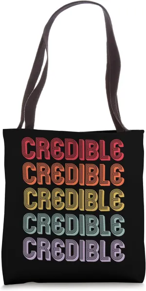 Credible Tote Bag