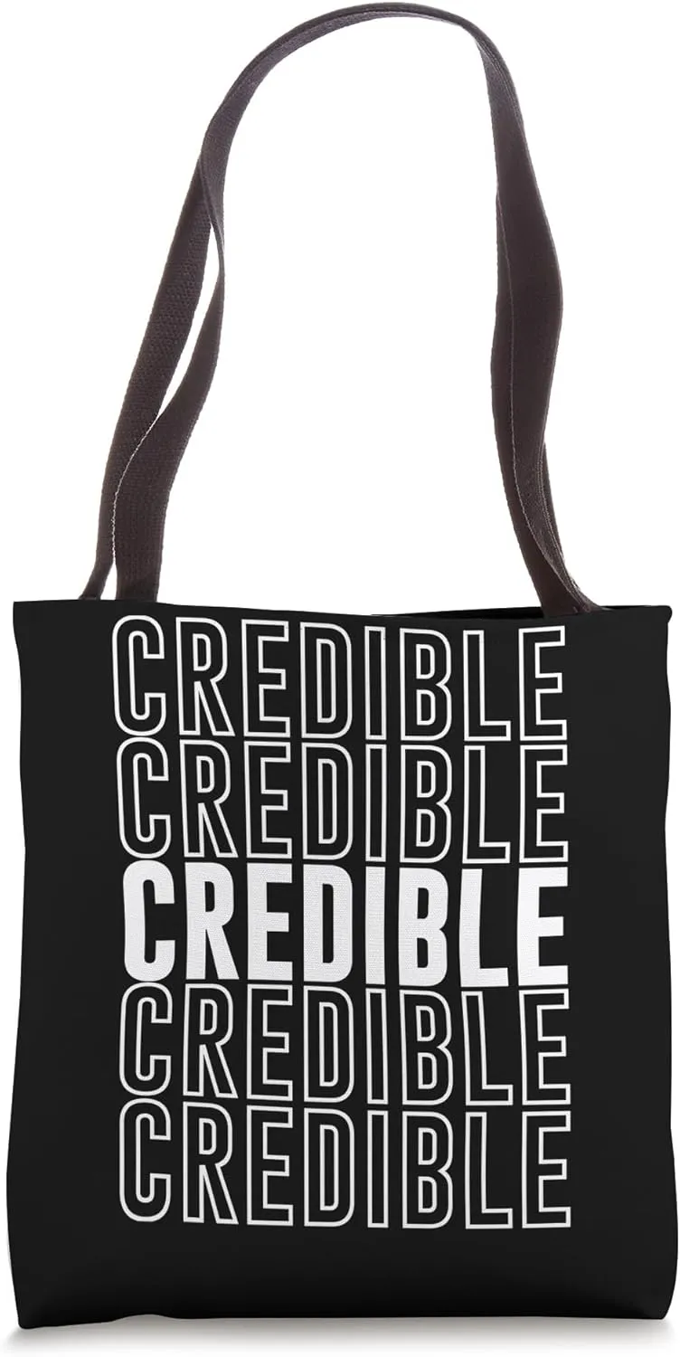 Credible Tote Bag