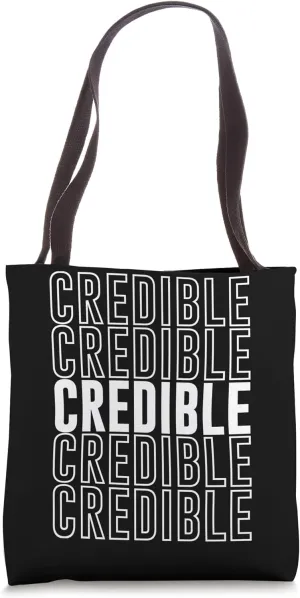 Credible Tote Bag