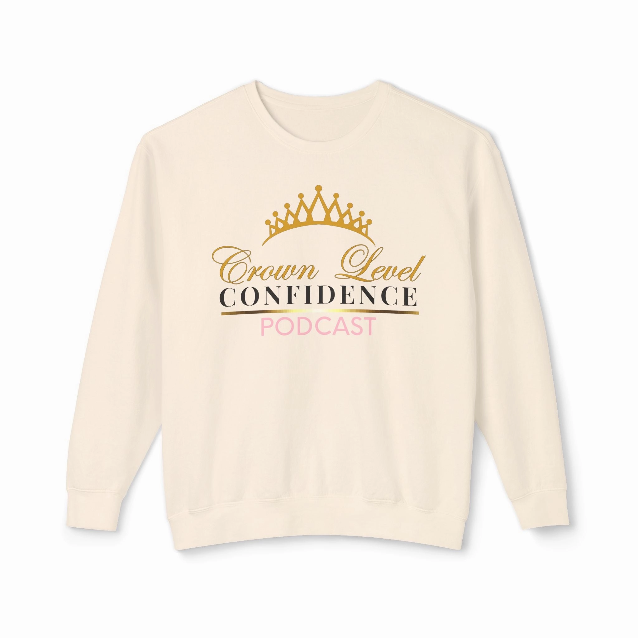 Crown Level Confidence Unisex Lightweight Crewneck Sweatshirt
