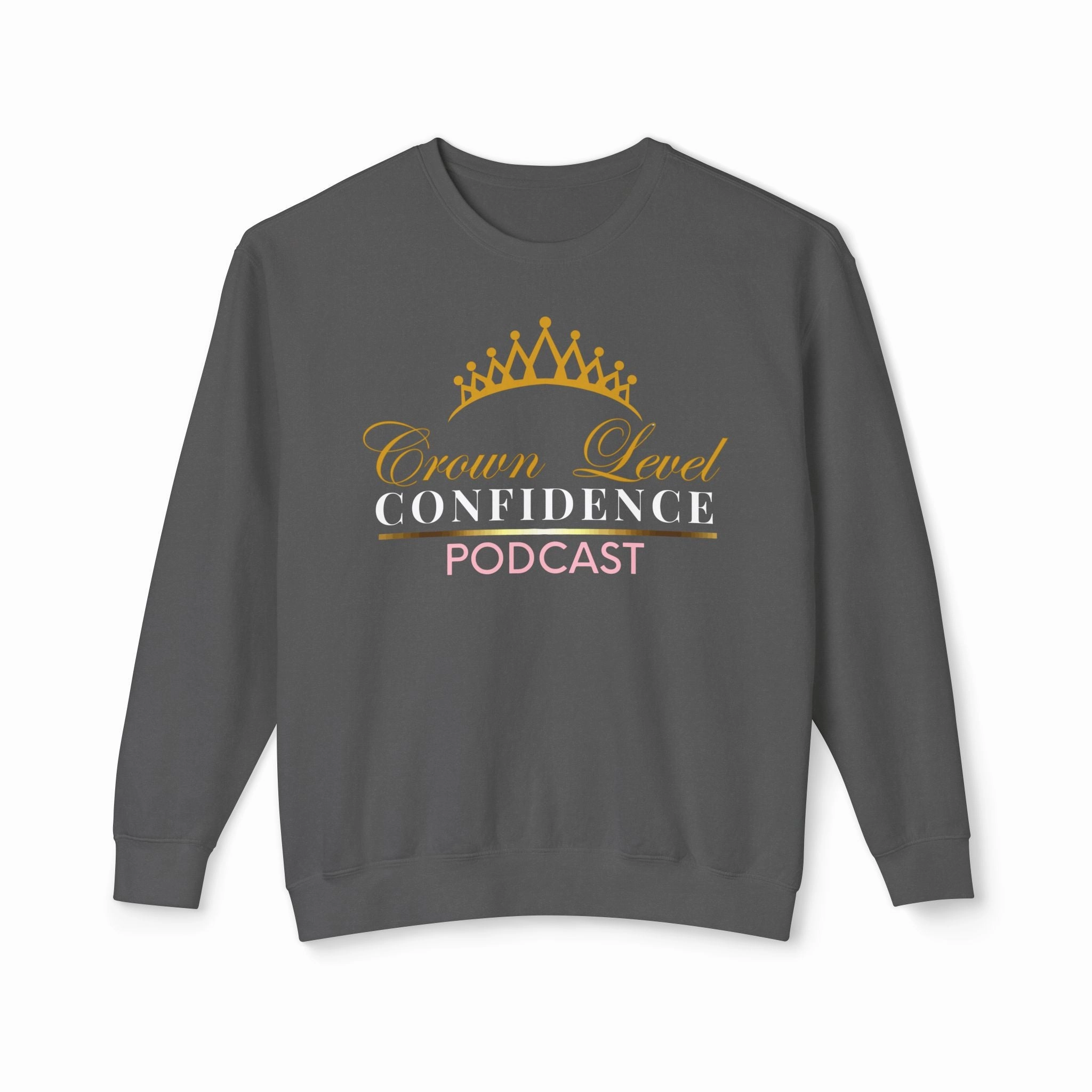 Crown Level Confidence Unisex Lightweight Crewneck Sweatshirt