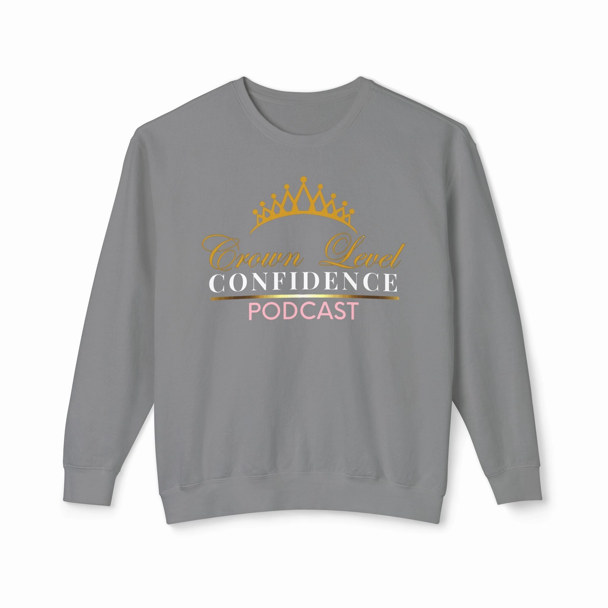 Crown Level Confidence Unisex Lightweight Crewneck Sweatshirt